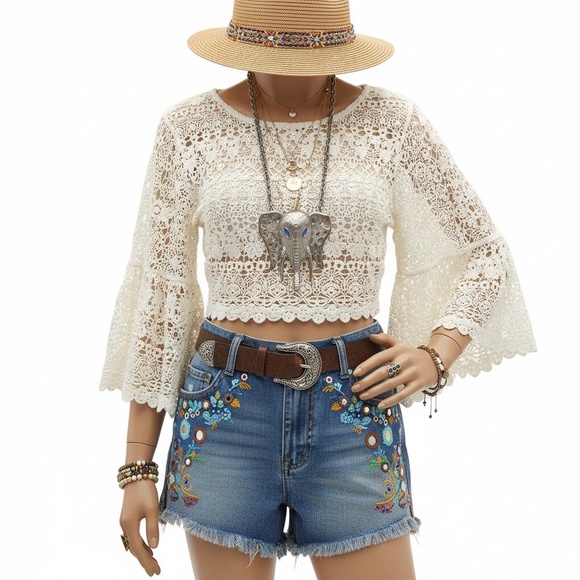 Vintage Signed Celebrity Elephant Necklace, Silver Tone Blue Rhinestone Eyes 70s - Picture 3 of 14